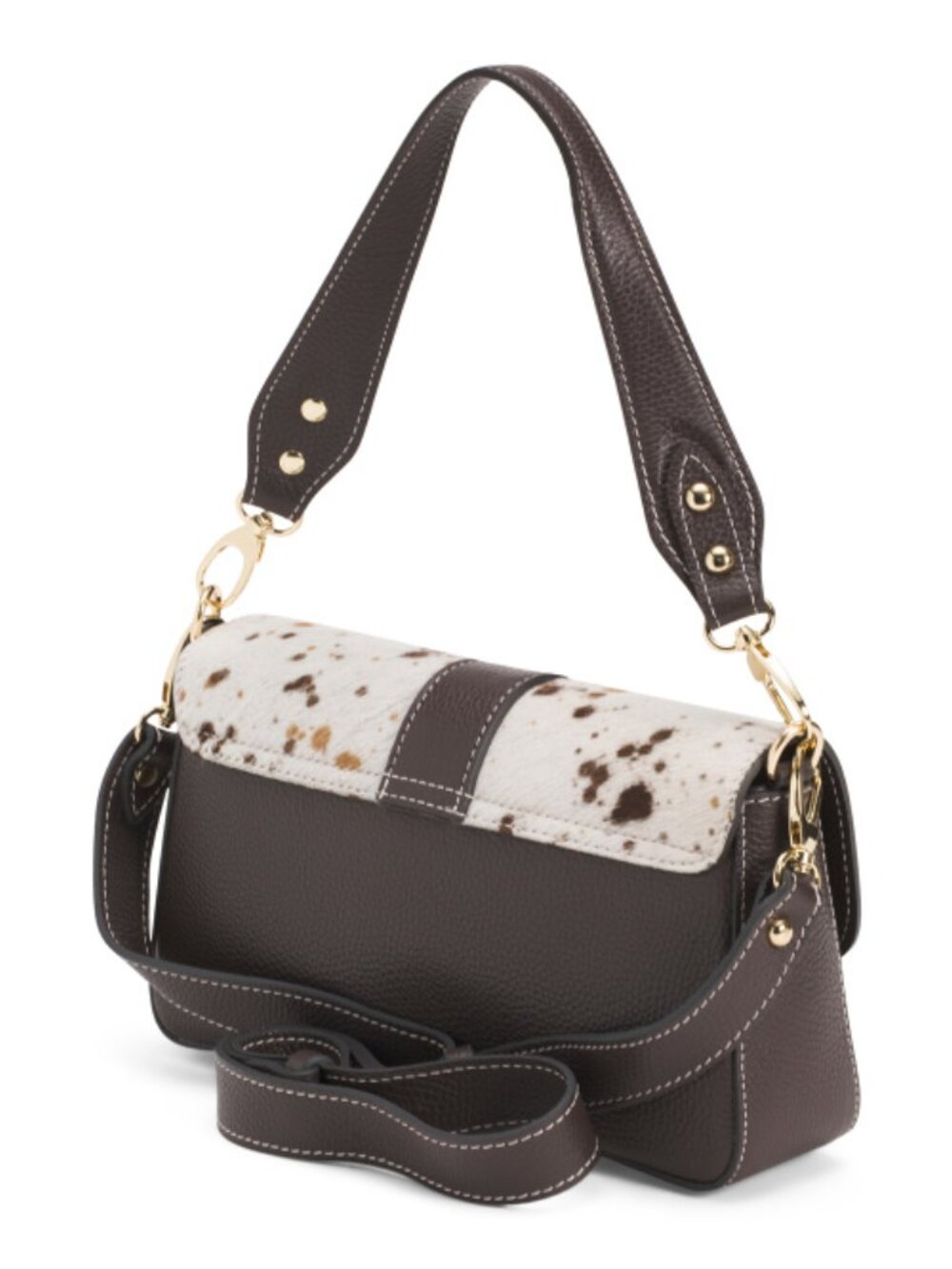 DIVINA FIRENZE Made In Italy Leather Shoulder Bag - Picture 3 of 4